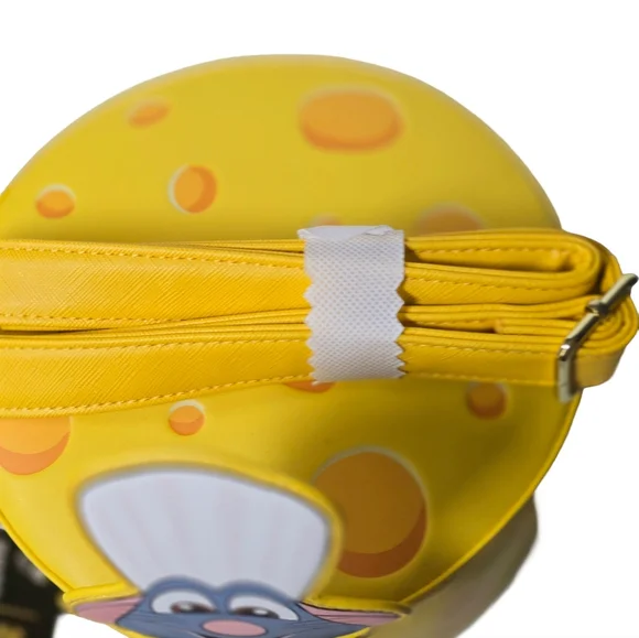 Loungefly Disney Pixar Ratatouille Remy Cheese Crossbody Bag NWT - Picture 5 of 7
